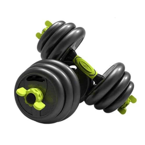 Hantelset Mit Gewichten Hantel Fitnessgeräte Home Barbell Sub-bell Ein Paar Abnehmbare Verstellbare Gewicht Anfänger Kombination Hantelset(15kg) von WOSHIXIAOKEAI