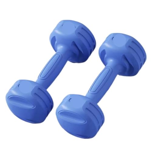 Hantelset Mit Gewichten Hantel Home Fitnessgeräte Kleine Hantel Yoga Frauen Kettlebell Langhantel Gummi Männer Training Jungen Hantelset(Blue,2kg) von WOSHIXIAOKEAI