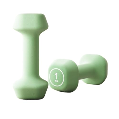 Hantelset Mit Gewichten Hanteln Outdoor-Fitnessstudio Haushaltsgeräte Kettlebells Männer Und Frauen Sport Yoga Reines Eisen Kleines Hantelset Hantelset(Green,8kg) von WOSHIXIAOKEAI