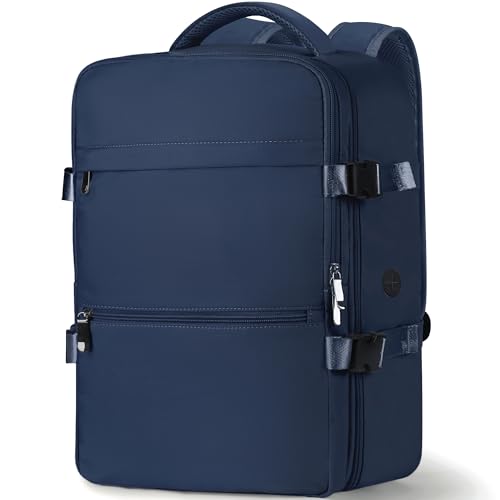 WOUIYO für Ryanair Handgepäck 40x20x25 Klein Handgepäck Rucksack 40x20x25 Reiserucksack Handgepäck Flugzeug Travel Backpack Ryanair Handgepäck Tasche mit Laptopfach Diebstahlsicherer von WOUIYO