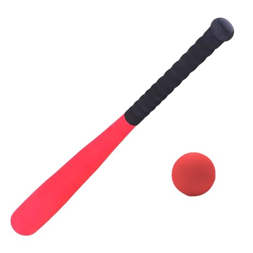 WOURRD Kinder Baseballschläger Mit Baseball Set Weicher Baseballschläger Für Kinder Kinder Baseballschläger Stick Rutschfester Für Kinder Zum Üben von WOURRD