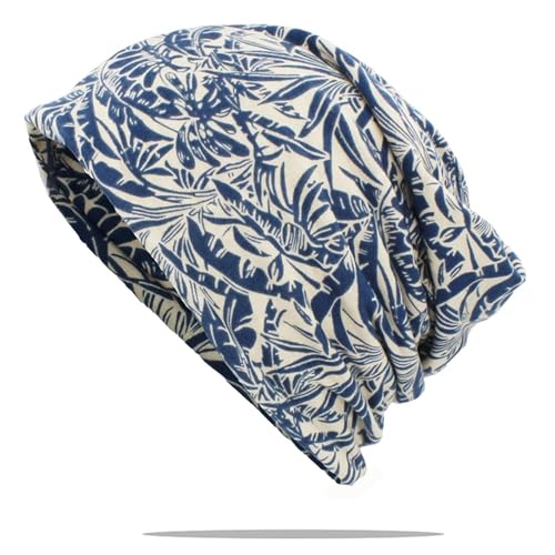 WOYUANSHA Mütze Beanie Hut Floral Multifunktions-Frauen Hut Teenager Erwachsene Dünne Mädchen Schal Männer Schädel Beanies Vintage Cap One Größe 6 von WOYUANSHA