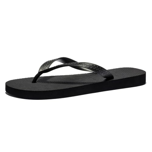 WOYUANSHA Pantoletten Zehentrenner Gummi Herren Flip Flops Herren Hausschuhe Strands Andalen Weiche Rutschen Leicht Männer Flip Flops Herren Schuhe 50 Schwarz WOYUANSHA Pantoletten Zehentrenner Gummi Herren Flip Flops Herren Hausschuhe Strands Andalen Weiche Rutschen Leicht Männer Flip Flops Herren Schuhe 50 Schwarz von WOYUANSHA