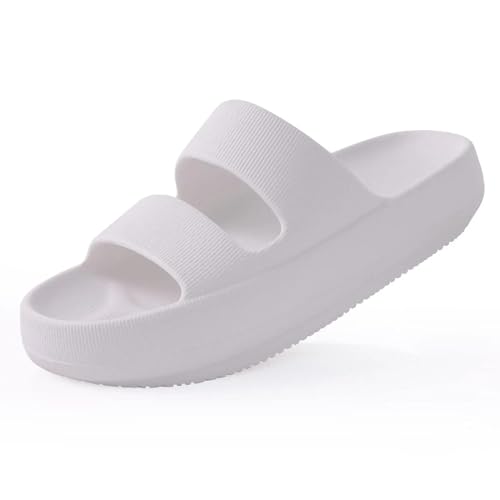 WOYUANSHA Pantoletten Zehentrenner Mode Plattform Strand Hausschuhe Für Frauen Kissen Weiche Dicke Sohle Sandalen Mit Bogen Unterstützung Rutsch Feste Home Bathrooom Schuhe 36 Weiß WOYUANSHA Pantoletten Zehentrenner Mode Plattform Strand Hausschuhe Für Frauen Kissen Weiche Dicke Sohle Sandalen Mit Bogen Unterstützung Rutsch Feste Home Bathrooom Schuhe 36 Weiß von WOYUANSHA
