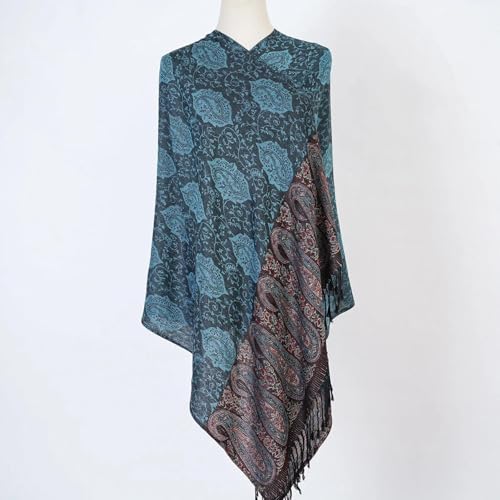 WOYUANSHA Schal Modische Retro Casual Pashmina Quassel Schal 43 von WOYUANSHA