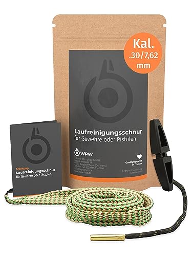 WPW Laufreinigungsschnur für Gewehre als Waffenreinigungsset & Laufreiniger, Kaliber .308, Kaliber .30, Kaliber 30-06, Kaliber 7,62 mm, Büchsen & Langwaffen WPW Laufreinigungsschnur für Gewehre als Waffenreinigungsset & Laufreiniger, Kaliber .308, Kaliber .30, Kaliber 30-06, Kaliber 7,62 mm, Büchsen & Langwaffen von WPW