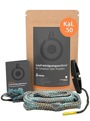 WPW Laufreinigungsschnur für Gewehre als Waffenreinigungsset & Laufreiniger, Kaliber .50 BMG, Kaliber 12,7x99 mm NATO, Kaliber .500 Nitro Express, Büchsen & Langwaffen WPW Laufreinigungsschnur für Gewehre als Waffenreinigungsset & Laufreiniger, Kaliber .50 BMG, Kaliber 12,7x99 mm NATO, Kaliber .500 Nitro Express, Büchsen & Langwaffen von WPW