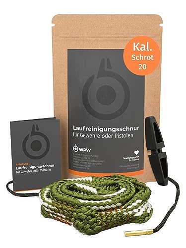 WPW Laufreinigungsschnur, Kaliber 20 Schrotflinte, Shotgun Laufreinigung für Langwaffen WPW Laufreinigungsschnur, Kaliber 20 Schrotflinte, Shotgun Laufreinigung für Langwaffen von WPW