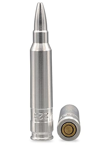 WPW Pufferpatronen Kaliber .223 Remington / 5,56 mm NATO aus Aluminium - 2 Stück von WPW