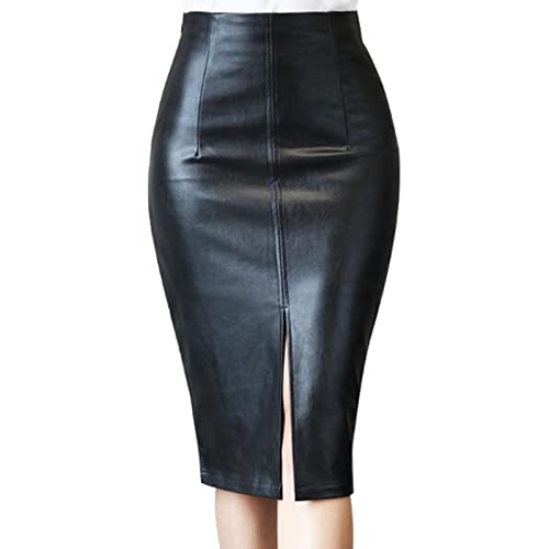 WQZYY&ASDCD Bleistiftrock Retro Damen Schwarz Pu Sexy Bleistiftröcke Plus Size Bodycon Büroarbeitskleidung XXL Schwarz WQZYY&ASDCD Bleistiftrock Retro Damen Schwarz Pu Sexy Bleistiftröcke Plus Size Bodycon Büroarbeitskleidung XXL Schwarz von WQZYY&ASDCD