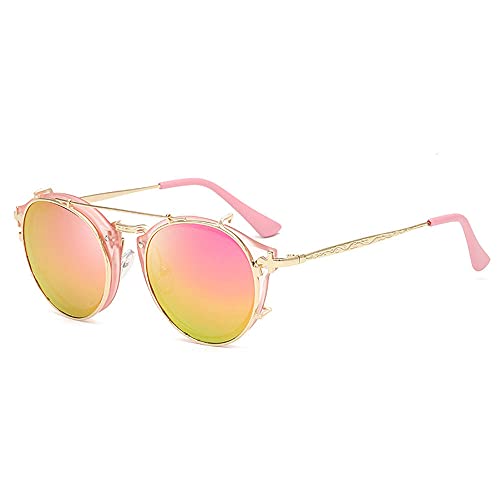 WQZYY&ASDCD Sonnenbrille Herren Damen Clip On Sonnenbrillen Männer Frauen Mode Brille Vintage Retro Mode Oculos Uv400-06_Pink-Lila WQZYY&ASDCD Sonnenbrille Herren Damen Clip On Sonnenbrillen Männer Frauen Mode Brille Vintage Retro Mode Oculos Uv400-06_Pink-Lila von WQZYY&ASDCD