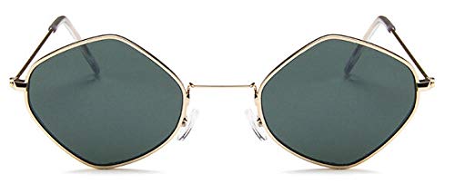 WQZYY&ASDCD Sonnenbrille Herren Damen Mode Frauen Raute Kleiner Rahmen Ozean Lila Rosa Klar Blau Metallrahmen Uv400-Gold_Dark_Green WQZYY&ASDCD Sonnenbrille Herren Damen Mode Frauen Raute Kleiner Rahmen Ozean Lila Rosa Klar Blau Metallrahmen Uv400-Gold_Dark_Green von WQZYY&ASDCD