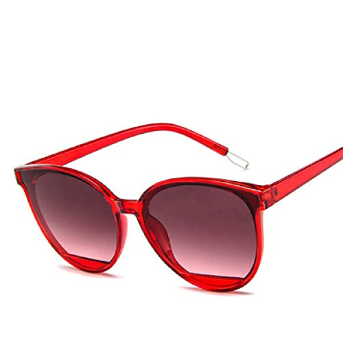 WQZYY&ASDCD Sonnenbrille Herren Damen Mode Klassische Cat Eye Oval Großen Rahmen Rot Damen Uv400 Retro Brille-Rot WQZYY&ASDCD Sonnenbrille Herren Damen Mode Klassische Cat Eye Oval Großen Rahmen Rot Damen Uv400 Retro Brille-Rot von WQZYY&ASDCD