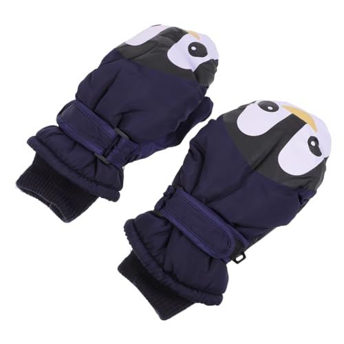 WRITWAA 1 Paar Kinder Cartoon Warme Handschuhe Winter Ski Fchen Im Freien wasserdichte Handschuhe von WRITWAA