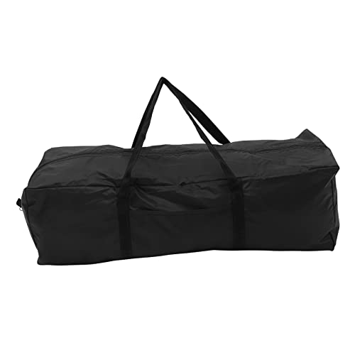 WRITWAA 1 STK Reisetasche Tasche mit Rollen Vakuum wasserdichte Aufbewahrungstasche Versiegelung Tragetasche tragen Paket Bags Autos Seesack aus Oxford-Stoff einzelne Umhängetasche Black von WRITWAA