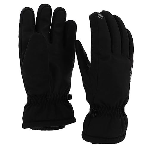 WRITWAA 1 Skihandschuhe Schwarze Fußballhandschuhe Trainingshandschuhe Arbeitshandschuhe Für Den Außenbereich Weihnachtshandschuhe Tasche Stuffer Angelhandschuh Stoff Black von WRITWAA