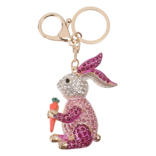 WRITWAA 1 Stück Kaninchen Schlüsselanhänger Kaninchen Anhänger Schlüsselanhänger Schlüsselanhänger Aus Dekorativer Schlüsselanhänger Dekorativer Schlüsselanhänger von WRITWAA