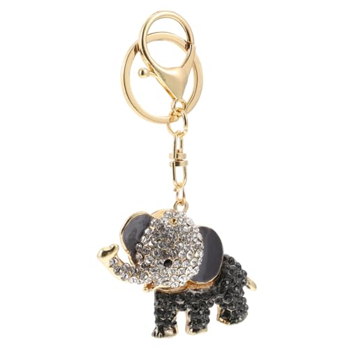 WRITWAA 1 Stück Mode Elefant Geformter Schlüsselring Auto Anhänger Kreative Tasche Ornament von WRITWAA