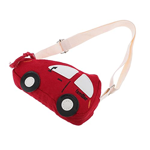 WRITWAA 1Stk Auto Umhängetasche Kinder umhängetasche Kinder Handtasche Umhängetasche für Mädchen Umhängetasche für Vorschulkinder Bauchtasche Cartoon-Umhängetasche schöne Umhängetasche rot von WRITWAA