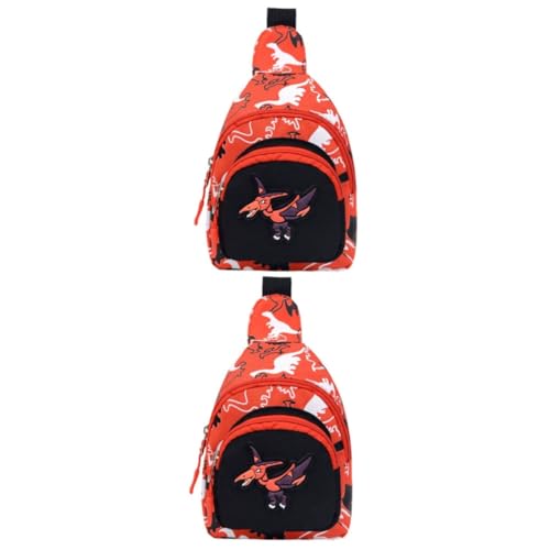 WRITWAA 2 STK Brusttasche für Kinder modische Tasche Schulterrucksack Brustrucksack Umhängetasche Kinder aufbewahrungssack Kinder Reisebrieftasche Einkaufstasche für Frauen Schultertasche von WRITWAA