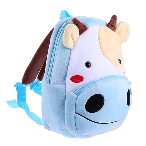 WRITWAA 2 STK Rucksack Stofftier-Plüschtasche Mini-Reisetasche Cartoon-Kinder-Vorschultasche Kinder Schulranzen zeichentasche Kinder Büchertasche Kindergartentasche Tiere Kleinkindertasche von WRITWAA