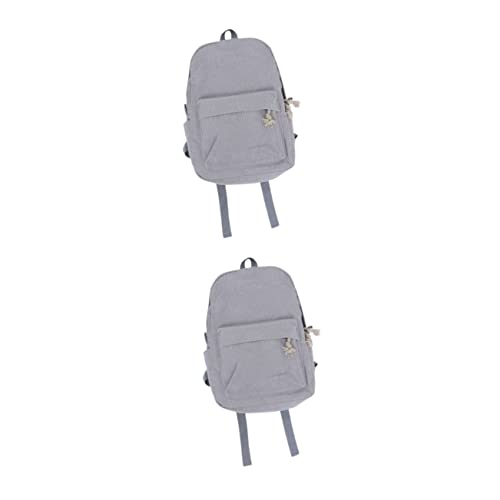 WRITWAA 2 Stück Mädchen Rucksack Reiserucksack Campus Tasche Studenten Rucksack Modische Umhängetasche Damen Rucksack von WRITWAA