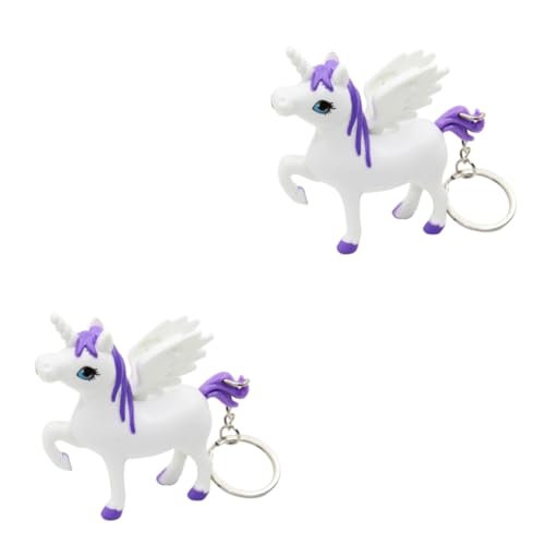 WRITWAA 2St Einhorn Schlüsselanhänger Auto hängende Dekoration LED-Schlüsselanhänger Auto schlüssel Halter bescherung Weihnachten weinachts Schlüsselbund Taschenanhänger Violett WRITWAA 2St Einhorn Schlüsselanhänger Auto hängende Dekoration LED-Schlüsselanhänger Auto schlüssel Halter bescherung Weihnachten weinachts Schlüsselbund Taschenanhänger Violett von WRITWAA