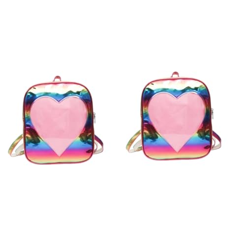 WRITWAA 2St Reiserucksack College Backpack damenrucksäcke рюкзаки школьные Umhängetasche für Damen Umhängetaschen Damen Damen-umhängetaschen Schultertasche Campus-Tasche Colorful von WRITWAA