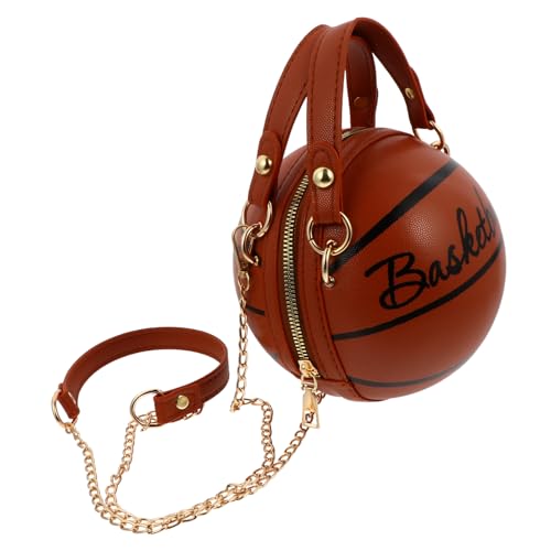 WRITWAA 3 STK Basketball-Kettentasche rosa Handgepäcktasche Umhängetasche für Damen Schultertasche umhängebeutel Schwarze Tragetasche Damen Geldbörse Dame Handtasche Dame Umhängetasche Pu von WRITWAA