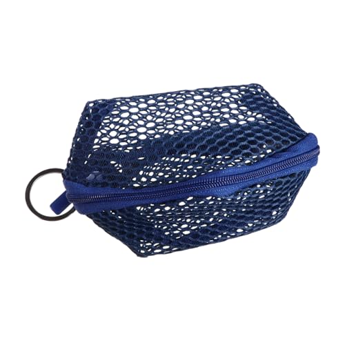 WRITWAA 3 STK Mesh-Aufbewahrungstasche Mesh-Make-up-Schwammbeutel durchsichtige Kosmetiktaschen aufbewahrungssack Storage Pockets Make-up-Organizer-Tasche Seesäcke für unterwegs Münzbeutel von WRITWAA