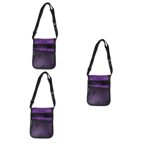 WRITWAA 3St Taschenbeutel für Krankenschwestern Bauchtasche Organizer-Tasche für Krankenschwestern Handtaschen Krankenschwester Hüfttasche Zubehör für Krankenschwestern Violett von WRITWAA