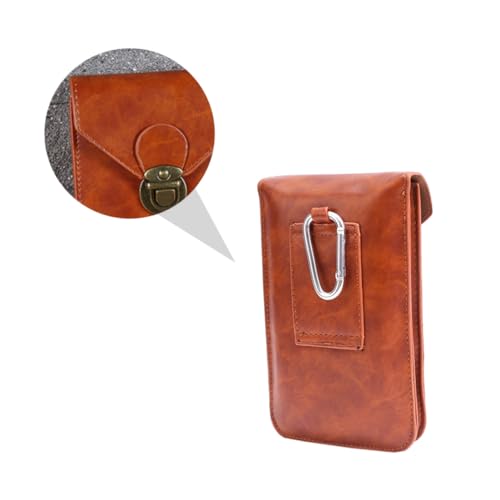 WRITWAA Braune Mini Taschen Aus Pu Leder Von Aurasleds Zur Aufbewahrung Von Mobiltelefonen von WRITWAA