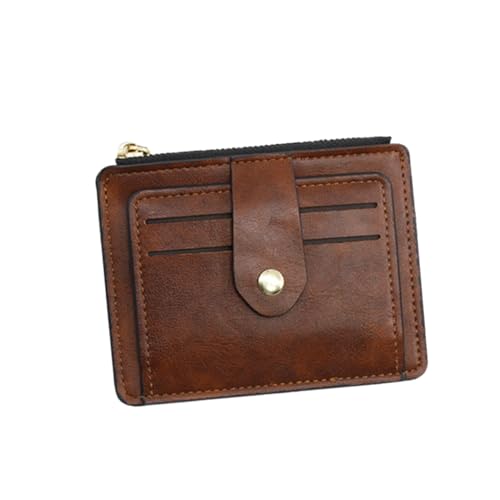 WRITWAA Clutch-geldbörse Für Damen Pu-geldbörse Brieftasche Mit Umlaufendem Reißverschluss Frauen Geldbörse Taschenbücher Für Frauen Damen Geldbörse Kreditnehmerin Für Frauen Brown von WRITWAA