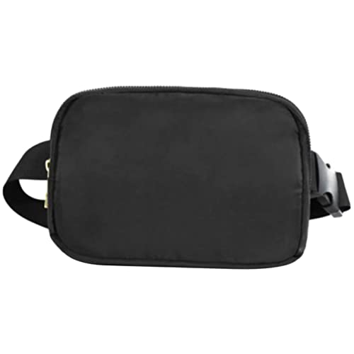 WRITWAA Pack laufende Bauchtasche Damen Hüfttasche Reise-Umhängetasche für Männer Outdoor Bauchtasche Crossbody Bags verstellbare Gürteltasche wasserdichte Brusttasche Oxford-Stoff Black von WRITWAA