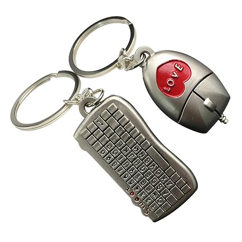 WRITWAA Pärchen Schlüsselanhänger Aus Edelstahl Liebespaar Design Schlüsselring Für Paare Romantisches Für Valentinstag Oder Hochzeitstag Couple Key Ring Schlüsselanhänger von WRITWAA