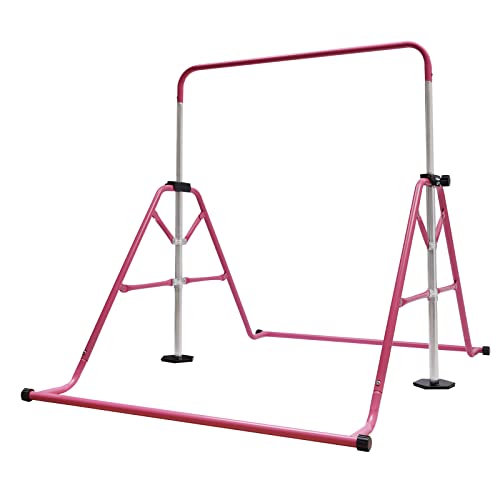 WSIKGHU 100KG Turnstange Garten Kinder Turnreck Gymnastik Kinder Höhenverstellbar Garten Reck Reckanlage Turnstangen Horizontale Training Bar Konzipiert für Kinder im Alter von 3 bis 8 Jahren (Rosa) WSIKGHU 100KG Turnstange Garten Kinder Turnreck Gymnastik Kinder Höhenverstellbar Garten Reck Reckanlage Turnstangen Horizontale Training Bar Konzipiert für Kinder im Alter von 3 bis 8 Jahren (Rosa) von WSIKGHU