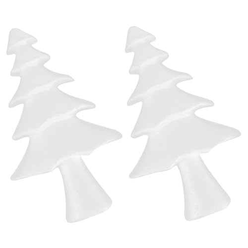 2 Stück Schaumstoff-Weihnachtsbaum, Halloween-Ornamente, Tischdekoration, Weihnachtsdekoration, Weihnachtsdekoration, Material, Weihnachtsbaum-Schaumstoff, Handwerk, DIY-Schaumstoff-Blumenarrangement, von WSJianYuan
