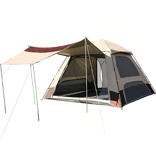 Campingzelt, 8–10 Personen-Zelt für den Außenbereich, 210D PU, 3000 mm, wasserdichtes Zelt, leicht, tragbar, einfach aufzubauen, für Wanderungen,8 10 Person Tent Canopy von WSXGA