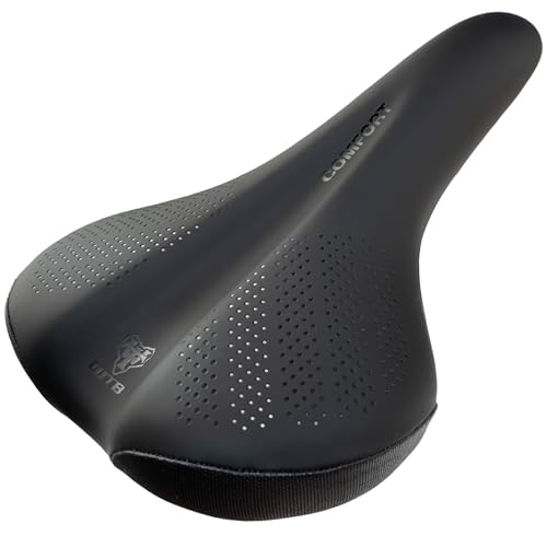 WTB Komfortabler breiter Stahlsattel, schwarz WTB Komfortabler breiter Stahlsattel, schwarz von WTB