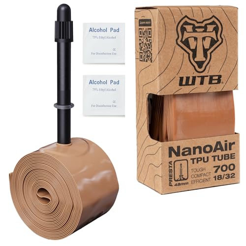 WTB Nanoair TPU-Schlauch, 700 x 18/32, 48 mm Ventil, Hellbraun WTB Nanoair TPU-Schlauch, 700 x 18/32, 48 mm Ventil, Hellbraun von WTB