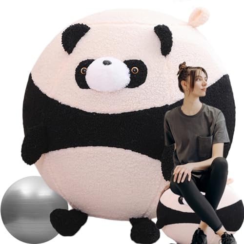Gymnastikball Sitzball Büro: Ergonomisch Sitzball - Werten Sie Ihren Raum mit dem ultimativen Gymnastikball-Stuhl-Set für Büro, Zuhause, Yoga, Pilates und Schwangerschaft auf (Color : Panda, Size : Gymnastikball Sitzball Büro: Ergonomisch Sitzball - Werten Sie Ihren Raum mit dem ultimativen Gymnastikball-Stuhl-Set für Büro, Zuhause, Yoga, Pilates und Schwangerschaft auf (Color : Panda, Size : von WTZHHK