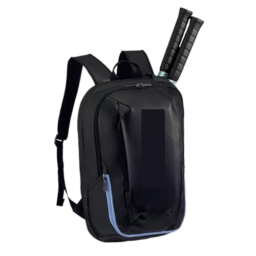 WUCTBL Tennisrucksack Badminton-Tennis-Sporttasche, 2–3 Stück, Schläger mit großem Fassungsvermögen und Schuhtasche, Unisex-Schlägertasche(Black) von WUCTBL