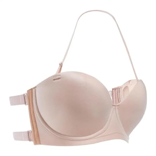 WUFANGBU Damen-BH Bra Damen BH Weich Bequem Push-Up BH Lady Büstenhalter Für Alltags Kleidung 38B Haut von WUFANGBU