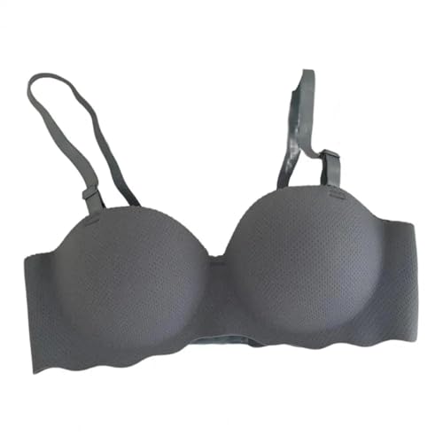 WUFANGBU Damen-BH Bra Damen Sport BH Abnehmbarer Verstellbarer Schulter Gurt Dick Schüler Sport BH Unterwäsche 38 Blau von WUFANGBU