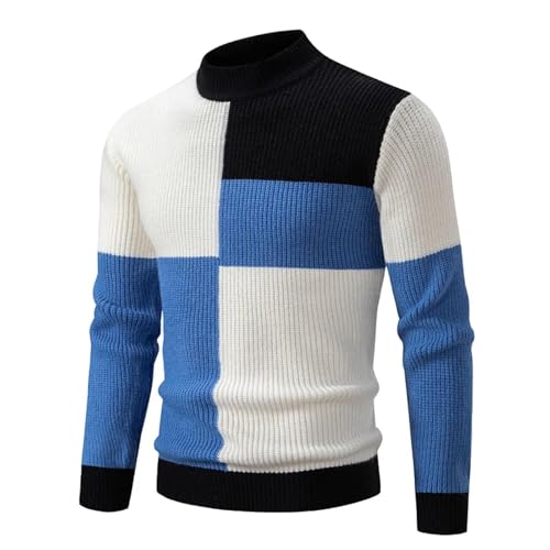 WUFANGBU Pullover Sweatshirts Herren Lässig Warmer Hals Pullover Strick Pullover Tops Herren Kleidung XXXL T von WUFANGBU