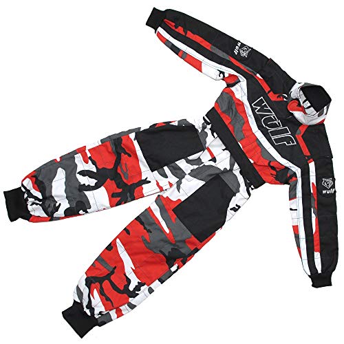 Wulfsport Junior Kids Kart Suit Rennanzug in Tarnoptik für Motocross, Quad, Sport, Rennen von WULF KIDS KART SUIT