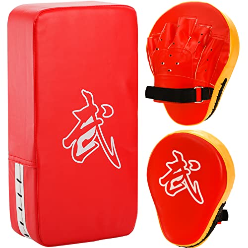 WUWEOT 2-in-1 Boxhandschuhe Kick-Pack Set Boxhandschuhe Taekwondo Kick-Pad Boxpads Curved Focus Punching Handschuhe,Einstellbar Soft Shield Durable Training Pads Set WUWEOT 2-in-1 Boxhandschuhe Kick-Pack Set Boxhandschuhe Taekwondo Kick-Pad Boxpads Curved Focus Punching Handschuhe,Einstellbar Soft Shield Durable Training Pads Set von WUWEOT