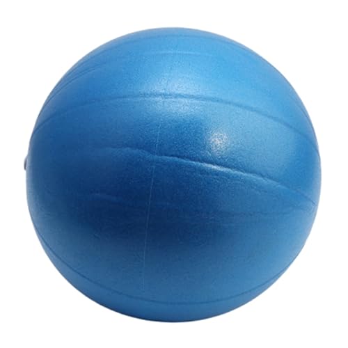 WWBPOIUY Yoga-Ball, explosionssicherer Ball, 25 cm großer Yoga-Ball for Training, Gymnastik, Fitness und Pilates – Balance-Ball for Rumpftraining und Indoor-Workouts(Blue) von WWBPOIUY