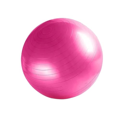 WWBPOIUY Yoga-Ball, explosionssicherer Ball, Multifunktionaler, explosionsgeschützter Yoga-Ball aus PVC – Fitness- und Entspannungsball mit glatter Oberfläche for Hebammen und Übungen(Pink,75cm) von WWBPOIUY