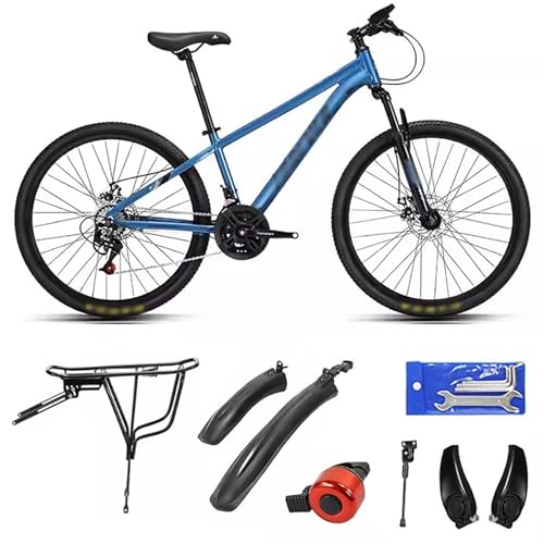 WXHJM 26 Zoll Mountainbike, 24 Geschwindigkeiten, MTB Fahrrad, Stahlrahmen, MTB mit Schutzblech, für Mädchen Jungen Herren und Damen Radsportbegeisterte C-26 In,24 Speed von WXHJM